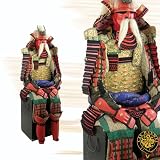 Takeda Shingen Japanese Samurai Armor-Full Size Wearable Suit of Armor-Includes Steel Helmet (Kabuto) and Mask (Mempo)