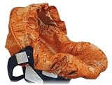 Baby Bella Maya Infant Car Seat Cover in Couture Tangerine Dream