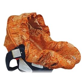Baby Bella Maya Infant Car Seat Cover - Tangerine