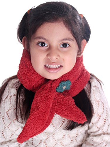 Simplicity Girl's Winter Candy Colored Pastel Soft Plush Fleece Scarf