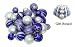 Pack of 27 Shatterproof Cobalt Blue & Silver Christmas Ball Ornaments