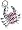 image Sterling Silver Ruby Crab Charm