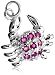 Jewelry : Sterling Silver Ruby Crab Charm
