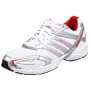 adidas Women's Ignition Running Shoe,White/ Silver/Red,10 M