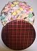 Scott's Cakes Assorted Nougat Salt Water Taffy in a Large Plaid Tin Image