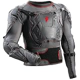 Thor MX Impact Rig SE Men's Roost Protector Motocross Motorcycle Body Armor - Color: Charcoal/Red, Size: Large/X-Large