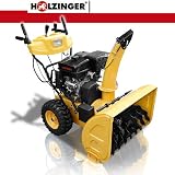 Holzinger Benzin-Schneefräse HSF-110(LE) mit E-Start, Licht und Radantrieb