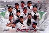 Chipper Jones Andruw Jones ATLANTA BRAVES MLB Poster - 11