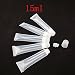Ewanda store 30PCS 15ml Lip Gloss Balm Tubes Empty Clear Cosmetic Squeeze Tubes Soft Tubes for DIY Lip Gloss