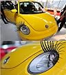 Car Eyelashes Headlight Lamp Auto Sticker Pair