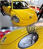 Car Eyelashes Headlight Lamp Auto Sticker Pair