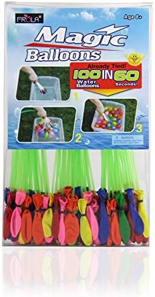 Magic Balloons ! Fill a Bunch in a Minute! 111 Balloons (Green) 3 * 37 Piece