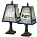 Tampa Bay Devil Rays 14-Inch Art Glass Lamp