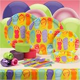 Buy Seasons 28517 Flip Flop Deluxe Party Kit - Paper Plastic and Latex