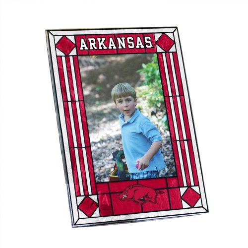 Memory Company Arkansas Razorbacks Art Glass Frame