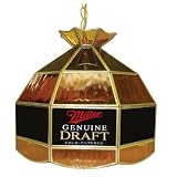 Miller Genuine Draft Stained Glass Tiffany Lamp - 16 Inches