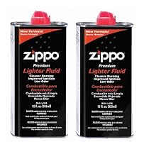 2 TINS OF ZIPPO FLUID 125ML UK DEL ONLY