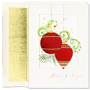 Drawn Ornaments Christmas Cards -