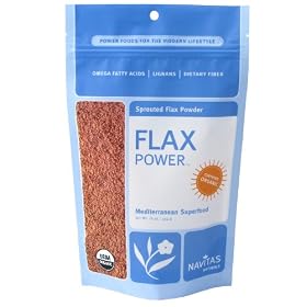 Navitas Naturals Organic Sprouted Flaxseed Powder, Mediterranean Superfood, 16-Ounce Pouch