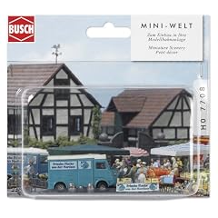 Busch 7708 - Mini-Welt: Marktstand Fische