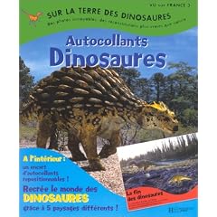 Sur la Terre des dinosaures : Autocollants dinosaures