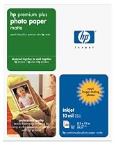 HP Premium Plus Photo Paper, Matte (C6950A, 8.5x11, 20 Sheets)