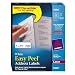 Avery Easy Peel Address Labels for Laser Printers, 1 x 2.625 Inches, White, Box of 7500 Labels (5960)