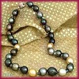 14K Multi Color South Seas Baroque Pearl Necklace