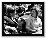 Stanley Tretick - JFK and Jacqueline, 1961 - Framed 18.5x22.5 Art Print Poster
