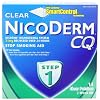 NicoDerm CQ Step 1 Clear Patch, 21 mg, 2-Week Kit (14 patches)