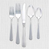 LENOX FLATWARE PEARL PLATINUM 67 PC. SET W/ CHEST