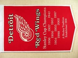 Detroit Red Wings - Dynasty Banners (Pennants)