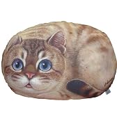 猫型クッション タイガー◆Henry Cats & Friends◆TVを見たりゴロ寝枕にお供してくれる大きなクッション
