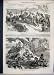 1858 Hop Pickers Resting Road Working Antique Print