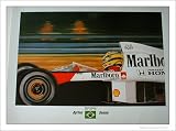 Ayrton Senna Racing Print