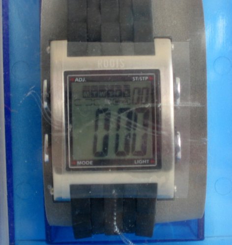Roots Athletics Wrist WATCH - Water Resistant w Electro Luminescent Back Light (From Canada)