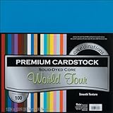 Darice Core'dinations Value Pack Cardstock, 12 by 12-Inch, World Tour