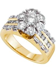 2.08CT-DIA FLOWER RING