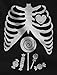 TeeStars - Children Skeleton Candy Rib-cage X-Ray Halloween Funny Kids T-Shirt