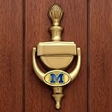 University of Michigan Wolverines Brass Door Knocker