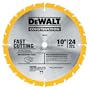 DEWALT DW3112 Series 20 10-Inch 24 Tooth ATB Thin Kerf Saw Blade with 5/8-Inch Arbor