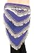 Multi-Row Chevron Teardrop Coin Shawl