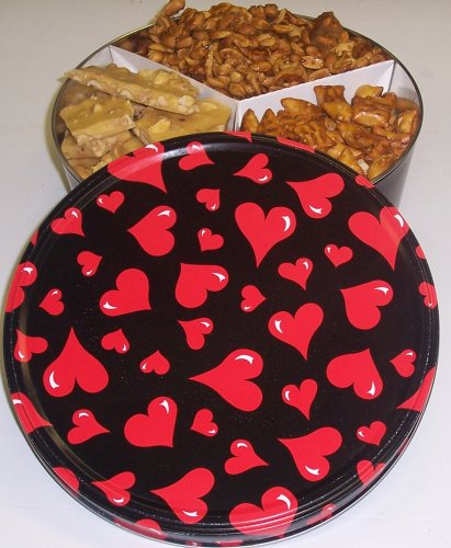 Scott's Cakes 3 Peanut Combo in a Large Heart Tin by Scott's Cakes
