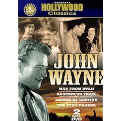John Wayne 2 Pack (The Man from Utah   The Star Packer   Sagebrush Trail   Riders of Destiny) by 