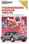 Chilton's Repair Manual: Thunderbird Cougar 1983-92 (Chilton's Repair Manual (Model Specific))