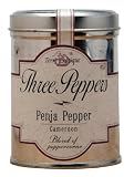 Terre Exotique Kerex Penja 3 Pepper blend from Cameroon - fabulous white pepper in tin presentation 2.8 oz