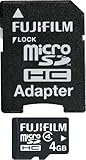 Fujifilm 4 GB microSDHC Class 4 Flash Memory Card