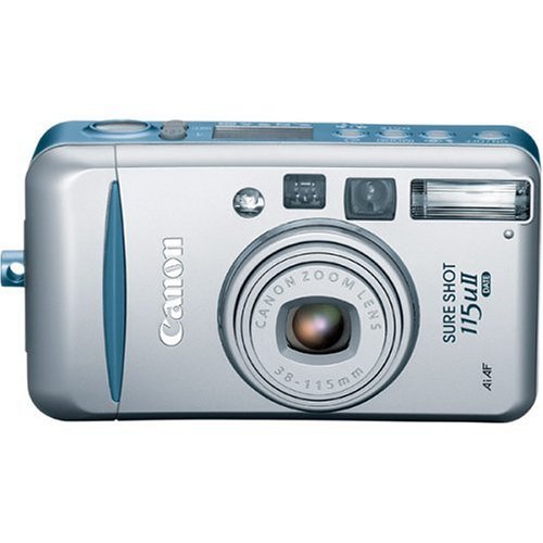 Canon Sure Shot 115u II Date 35mm Film Camera Package