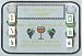 Mah Jong Jongg, Mahjong, Mah-Jong WINE CHARMS
