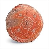 ROUND BEADWORK ACCENT PILLOW